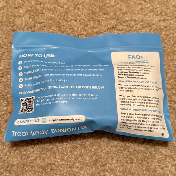 Treatmedy Bunion Fix, At-Home Bunion Relief, New - Picture 2 of 4
